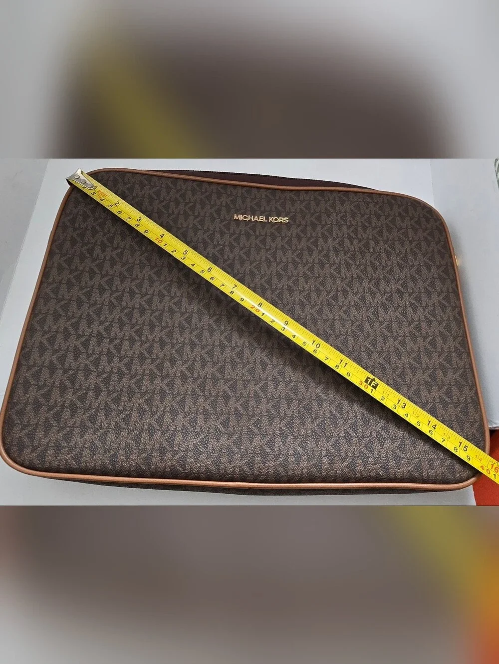 Michael Kors Brown Monogram Tote Bag